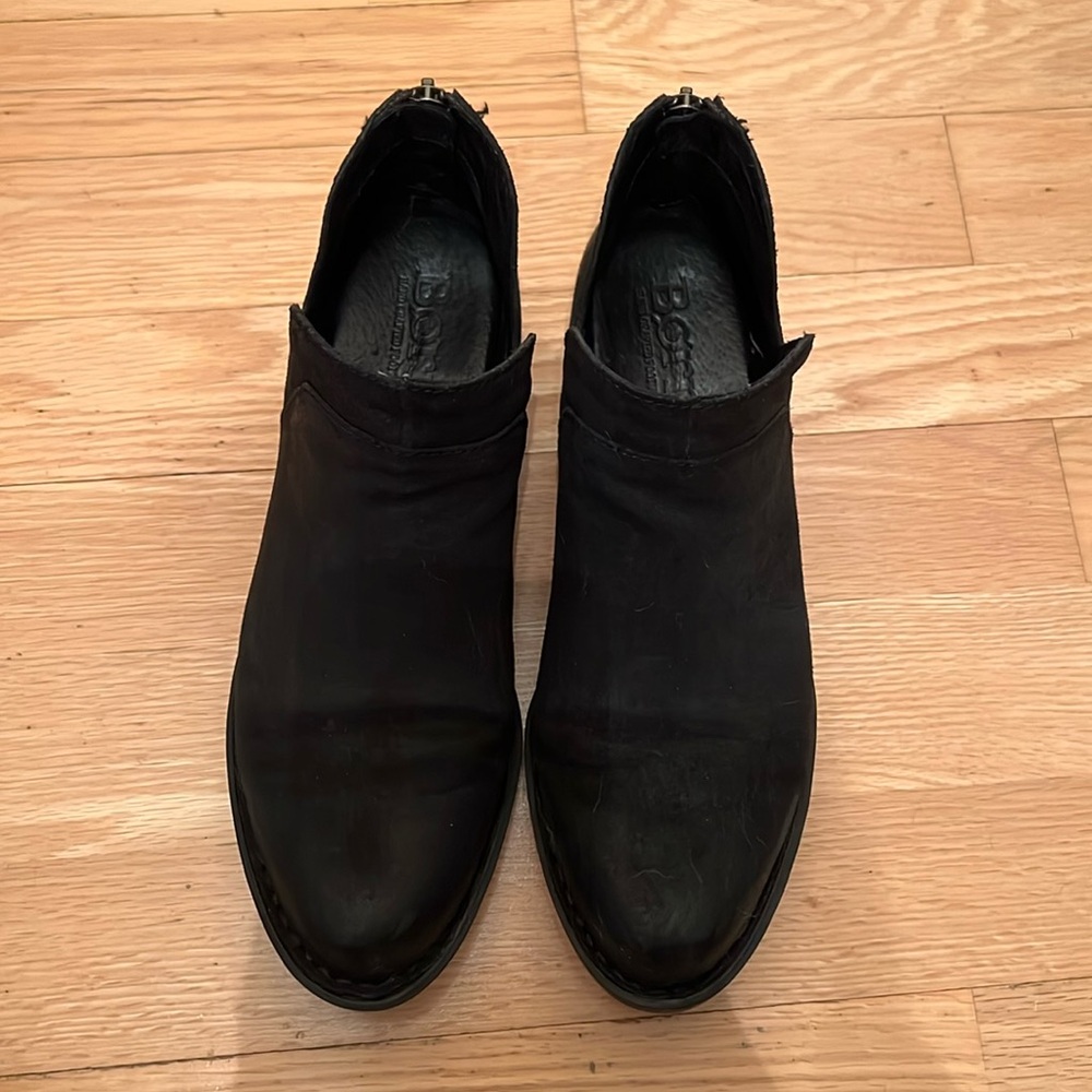 BORN Benna black ankle boots Size 8
